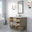 Tessa 48 In. Mango Wood Carrara White Marble Countertop Bath Vanity-1943742494