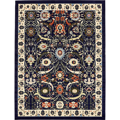 Kashan Floral Indoor Rug