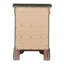 Charmante table de chevet traditionnelle grise-1016364564