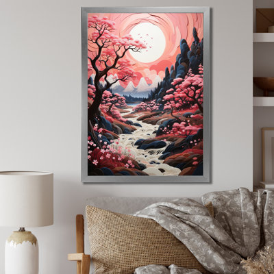 «Asian Art Zen Garden VI», reproduction d'art sur toile asiatique