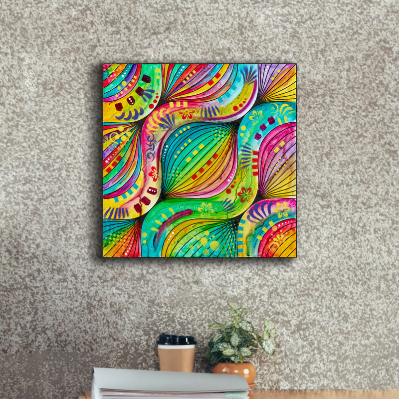 " Wavy Pattern " by Dean Russo, 18" H x 18" W x 0.75" D