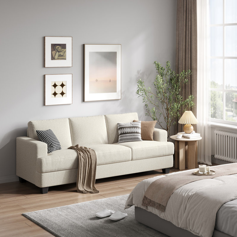 Canapé Oliver, Polyester beige