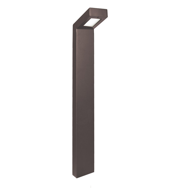 Éclairage de sentier câblé à basse tension, Bronze sur aluminium, 2700 K