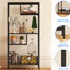 Tablette moderne à 4 cubes avec pieds en métal pour les espaces de rangement de la chambre à coucher, grand salon