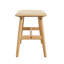Banc de salle à manger en bois de chêne naturel tissé pour salle à manger, chambre à coucher et salle de bain-2138809945