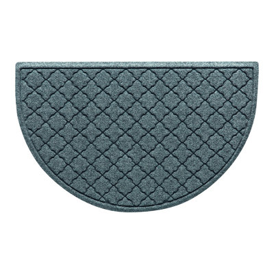 WaterHog® Cordova 24 in. x 39 in. Half Round Indoor Outdoor Door Mat