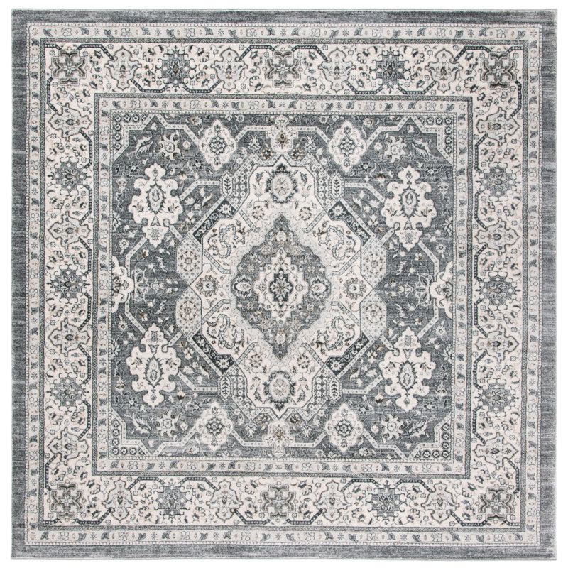 Tapis oriental performance Aaylie, Carré 4 pi