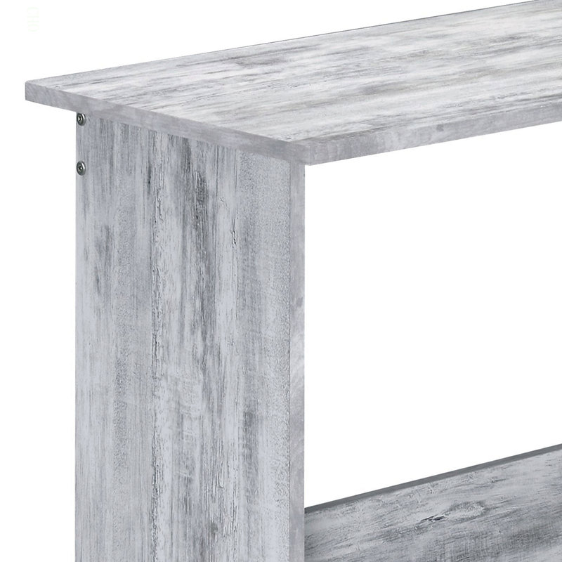 Bureau avec bibliothèque, Gris