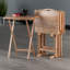 Ensemble de tables-plateaux pliables avec support Baca-948991325