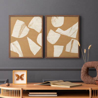 Piecemeal I-Premium Framed Print -Ready to Hang - No Nails Required - No Nails Required