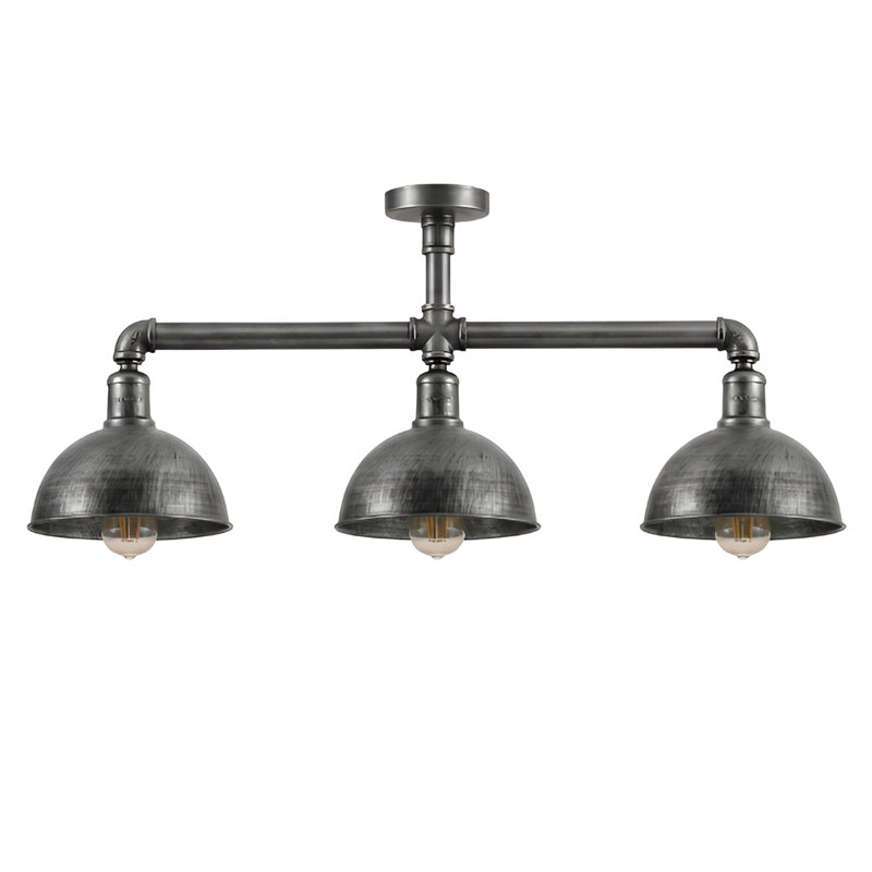 Cassander 3 - Light Pendant, Brushed Silver