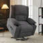 Oversized Power Lift Recliner Chair with Heat and Massage, Upholstered Sofa with Cup Holders-131715295