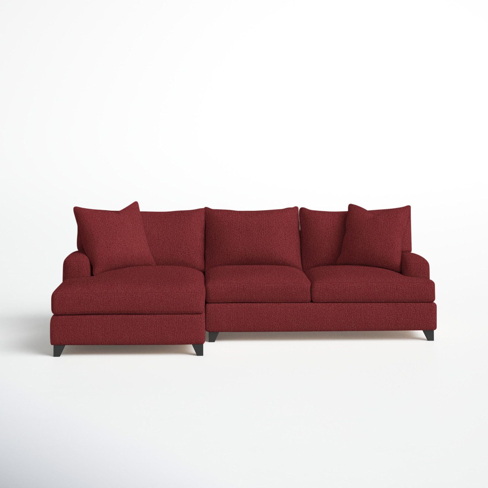 Shorewood Upholstered Chaise L-Sectional, Heavenly Mulberry, Left Hand Facing