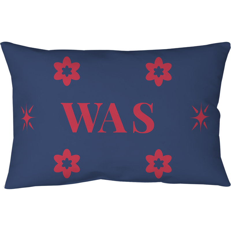 Oreiller de corps en molleton Washington Basketball 20 po x 54 po, Bleu, rouge, Washington