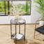 Glass Tray Top End Table-1989326389