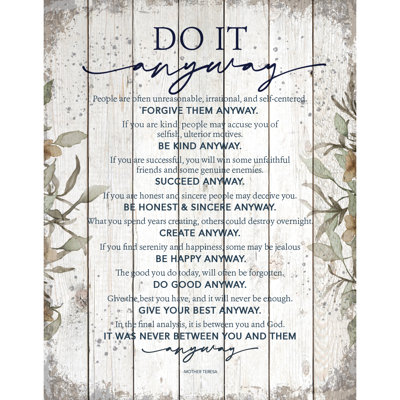 " Do It Anyway "