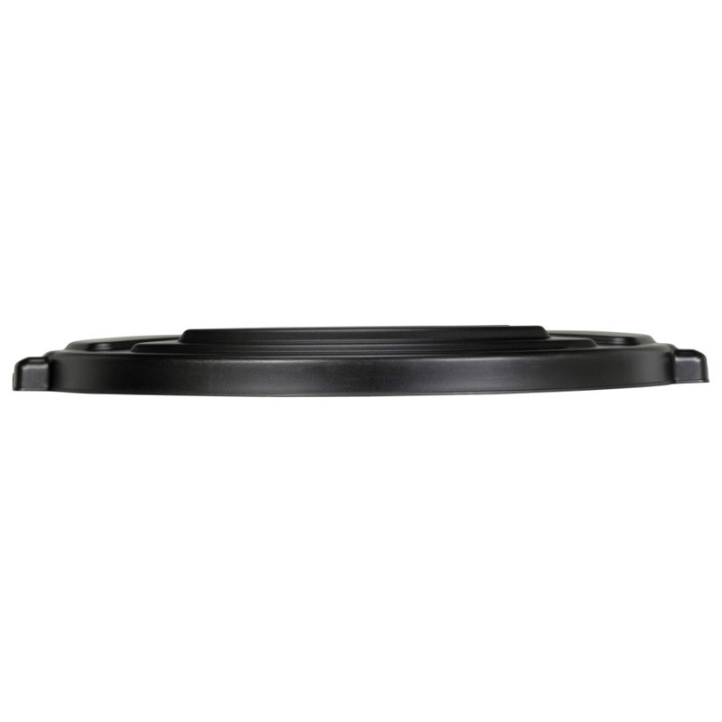 20 Gal. Round Trash Can Lid, Black