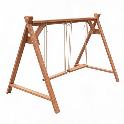 Chicken Roosting Bars with Swings for Hens, Wooden Chickens Perch for Pet's Healthy and Play, Chicken Coop Accessories for 6-8 Chickens, Easy to Assemble & Clean