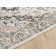 Oriental Performance Traditional Vintage Area Rug in White/Rust/Gray/Blue/Black/Beige