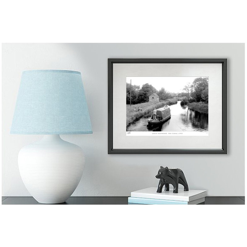Great Haywood, the Canal C1955 1 Piece Single Picture Frame Wall Art, 45cm H x 60cm W x 2.3cm D