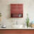 Brogden Removable Two-Door Wooden Wall Bathroom Cabinet with Adjustable Shelf