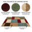 Tapis multicolore ciselé à la main à motif géométrique moderne Cyinthia de Ebern Designs-1715660149