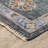 Gowen Traditional Oriental Blue/ Multi Hand-made Wool Area Rug-1234027304