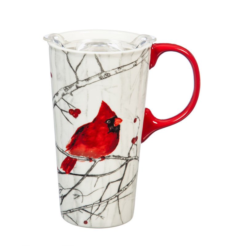 August Grove® Upper Vobster Ceramic Travel Mug