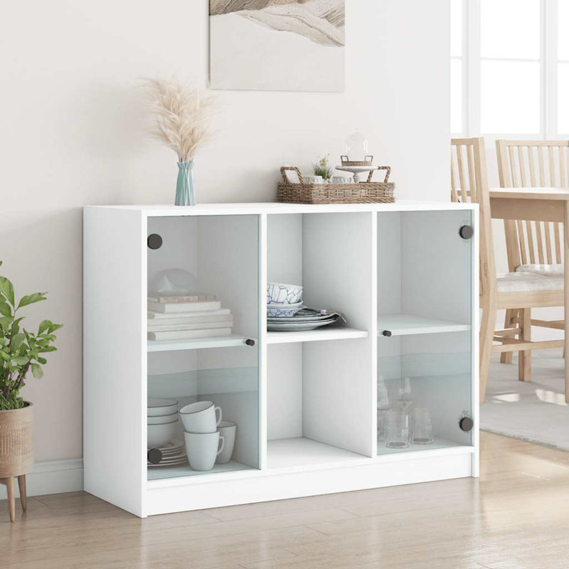 Paigelynn Sideboard White 102x37x75,5 cm Engineered Wood