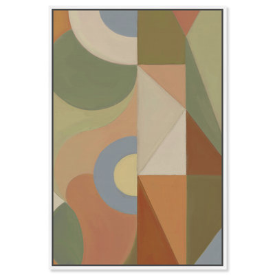 Adore You Canvas Abstract Print by Oliver Gal, Black Frame, 10 x 15