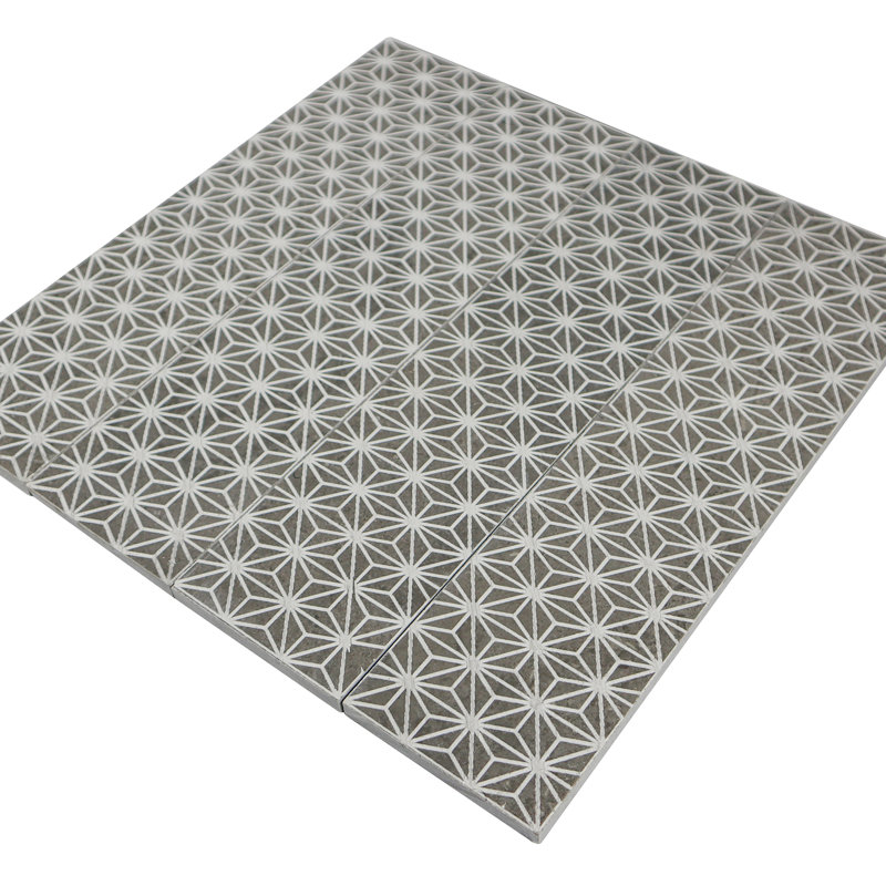 Bercht 3" x 12" Marble Patterned Wall & Floor Use Tile