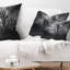 Cri de main - Coussin imprimé abstrait