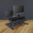 Mcmann Adjustable Metal Base Standing Desk Converter-922174301