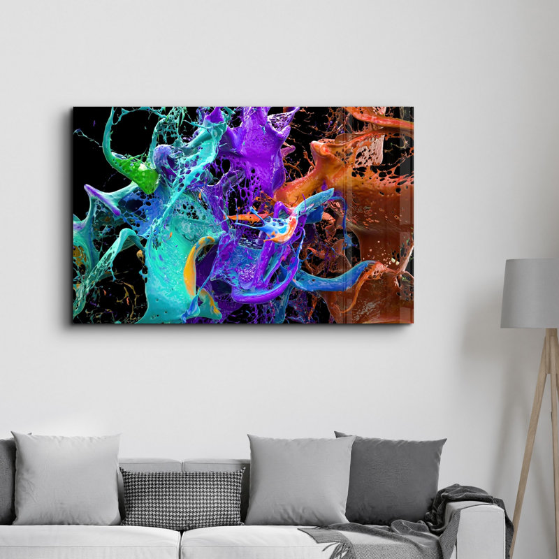 Decorative Tempered Glass Painting