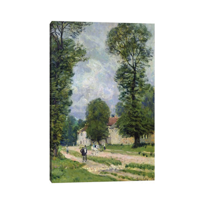 The Road to Marly-le-Roi, or The Road to Versailles, 1875 by Alfred Sisley - 1 Piece Wrapped Canvas Wall Art