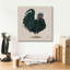 «Chicken» par Hollihocks Art, estampe numérique sur toile-88042335