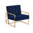 Mcfarlin Square Frame Velvet Accent Chair -2130803303-2130803299