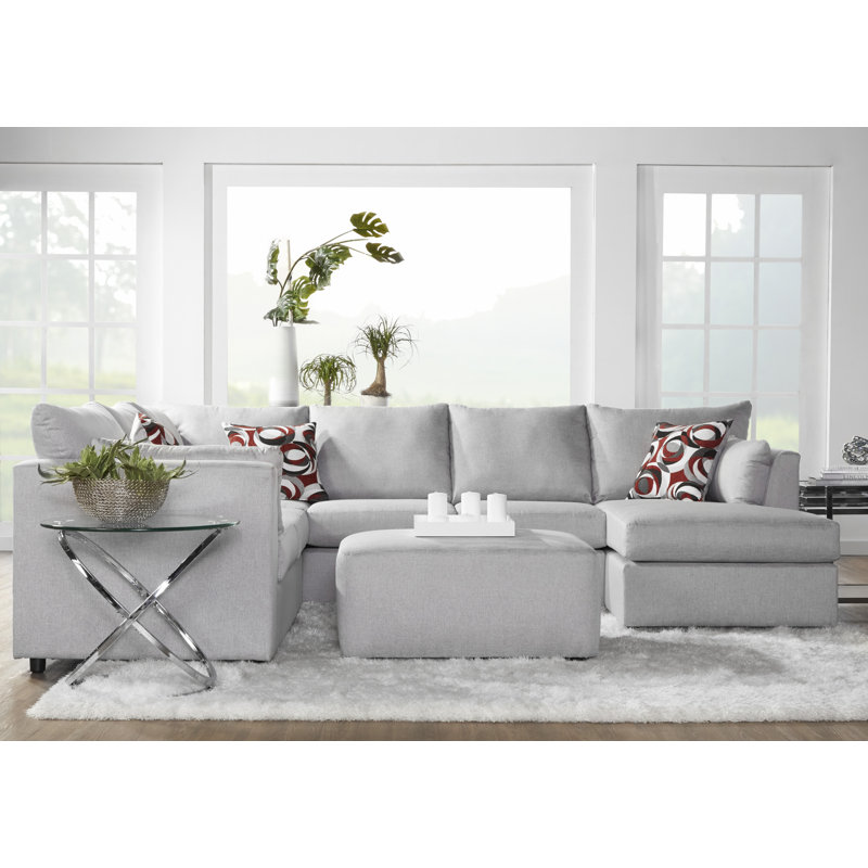 Summertown Upholstered Ottoman, Magik Howlite