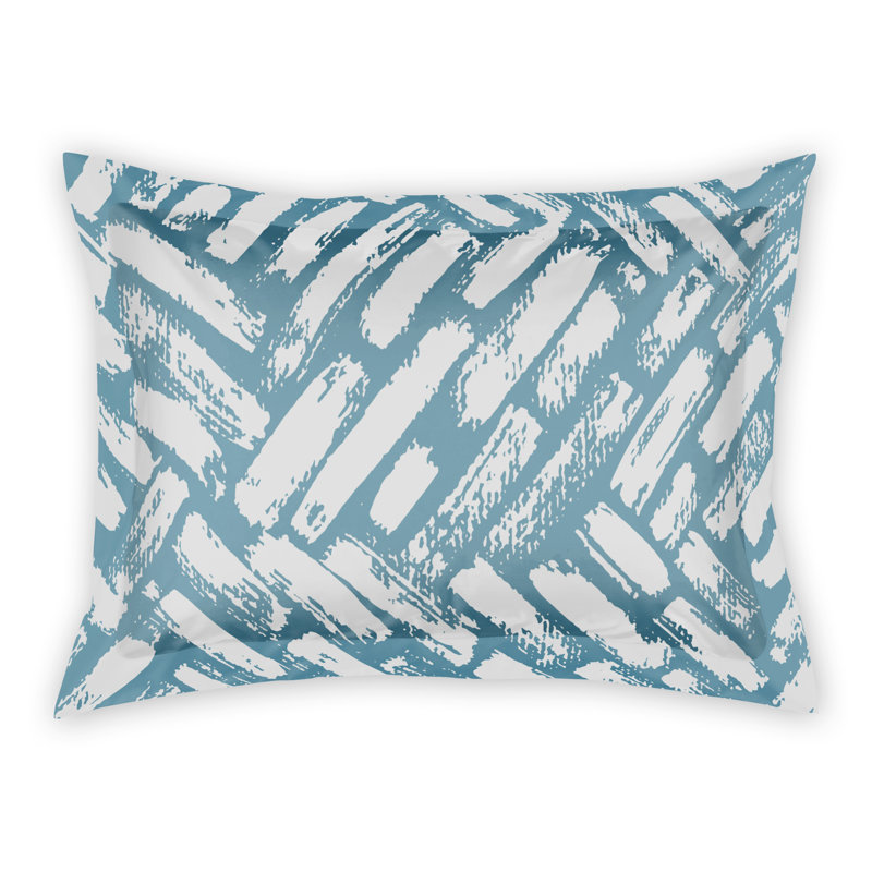 Polyester Geometric Sham Set