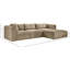 Canapé modulaire en L Carmean Performance-70705035-70705047