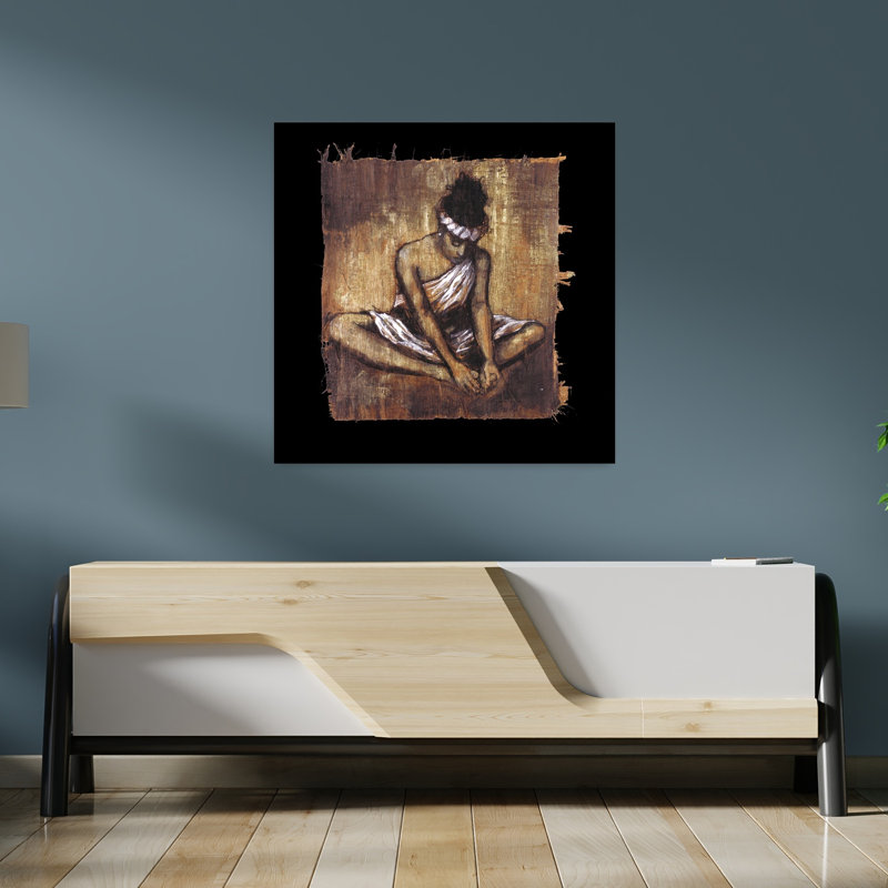 Soulful Grace II, art contemporain abstrait, H 36 po x l 36 po