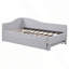 L-Shaped Upholstered Daybed With Pop Up Trundle-1710781182