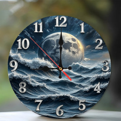 Horloge murale océan