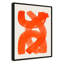 Orange Strokes Print by Haniff-129155899-129155863-129155834