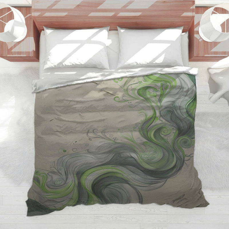 Édredon Swirling, Lit simple