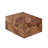 Alia Decor Storage Box Set Of 2, Rectangular, Geometric Brown Wood Tones