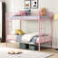 Lit superposé simple au-dessus de métal Pink-1698464107