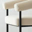 Fauteuil d'appoint rembourré moderne avec accoudoirs 30 po Modern