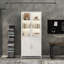 Bibliothèques en verre de qualité supérieure, vitrine moderne pour la maison et le bureau