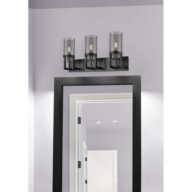 Loarine 3 - Light Dimmable Vanity Light, White, Matte Black